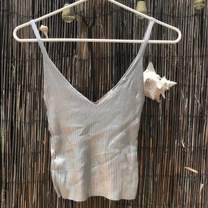 Urban outfitters Iridescent tank top